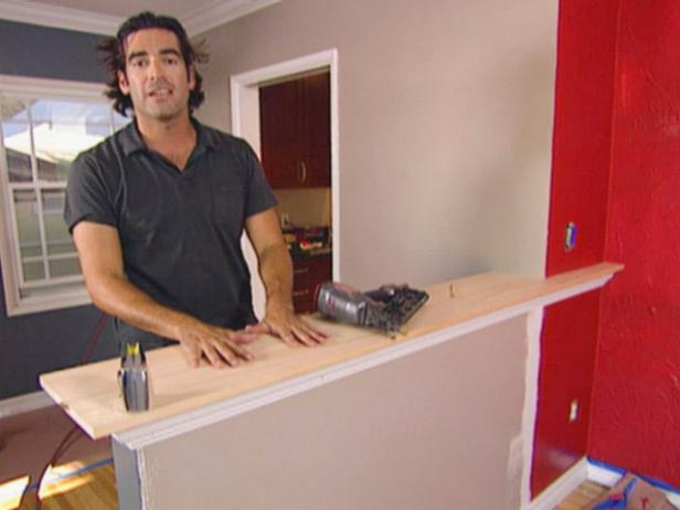 How To Build A Pony Wall Or Knee Wall As A Room Divider Video Hgtv