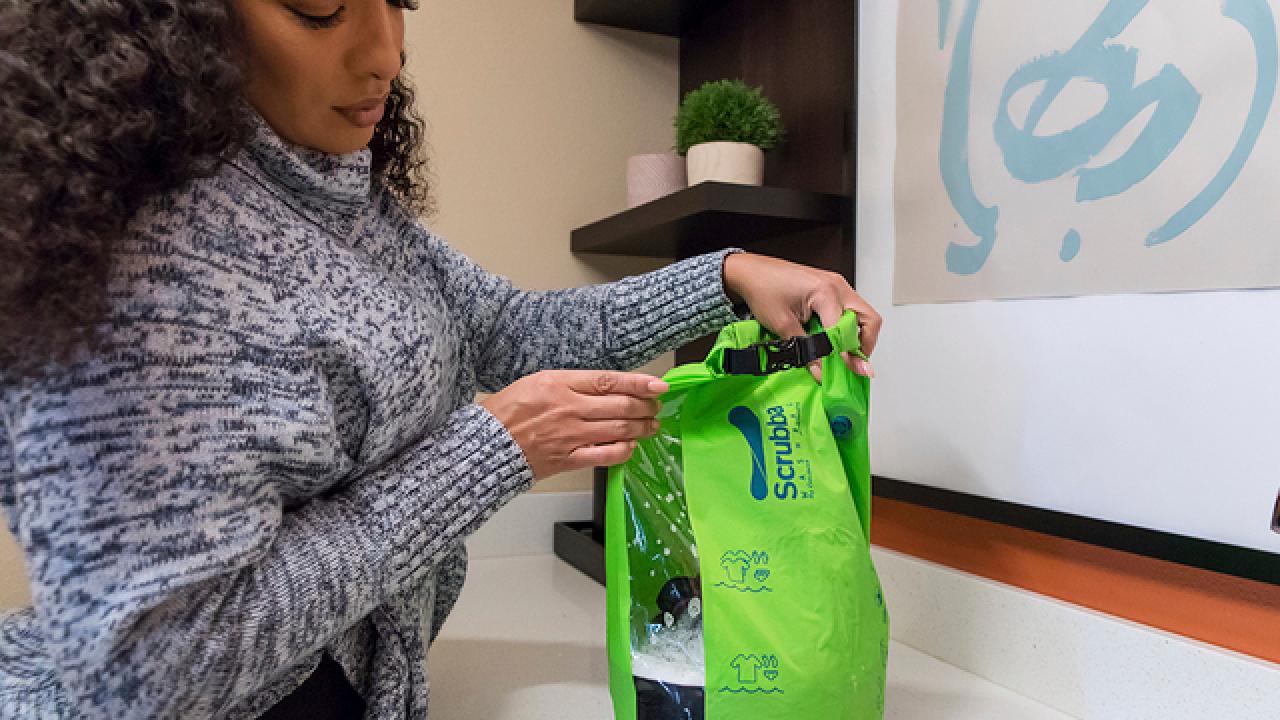 This Portable Laundry Bag Keeps Clothes Clean On-the-Go