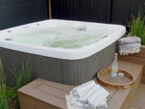 Custom Deck and Spa