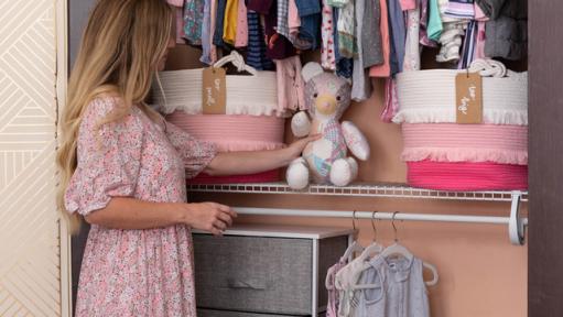 Nursery Closet - Organization Tips and Tricks