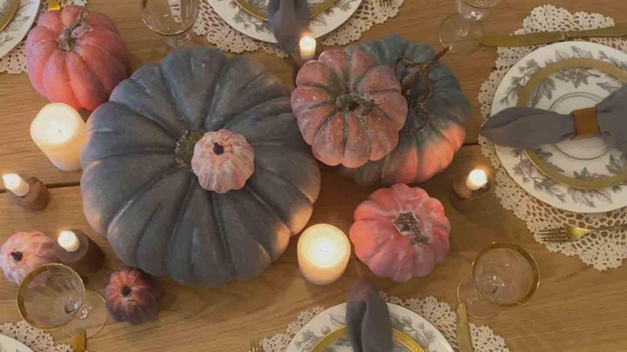 How to Whitewash Pumpkins