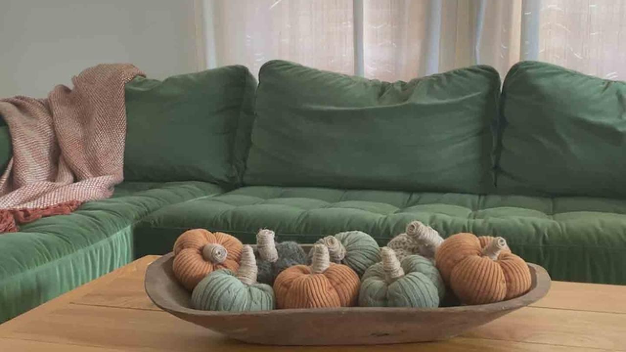 Upcycled Sweater Pumpkins