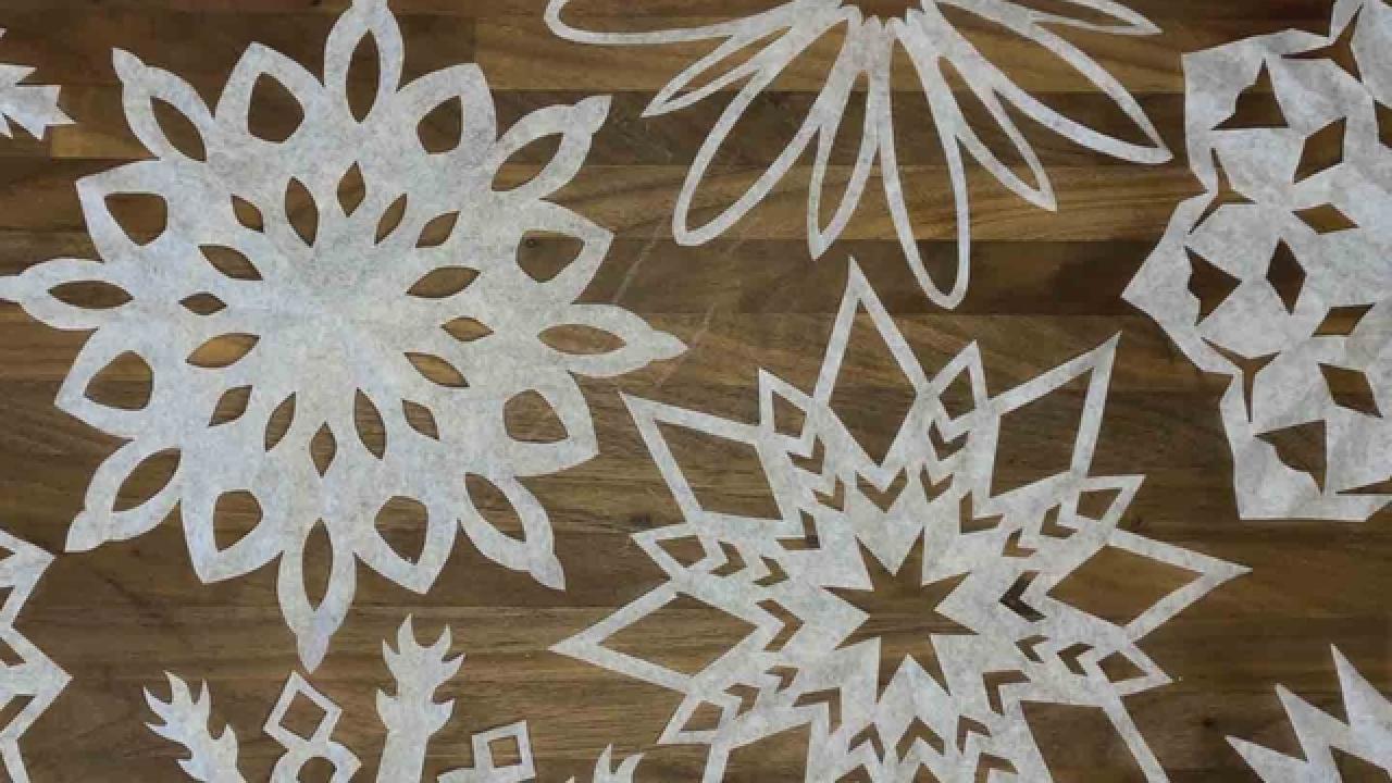 How to Make Paper Snowflakes from Coffee Filters