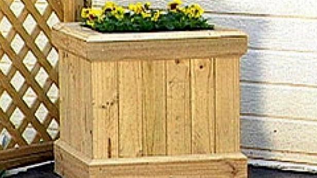 How To Make A Diy Wooden Planter Box, How To Make Wooden Containers For Plants