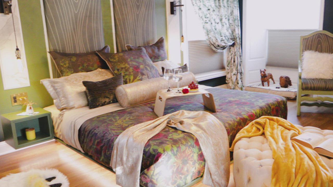 Luxe, Botanical-Inspired Bedroom Suite