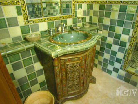 Opulent Tile Bath