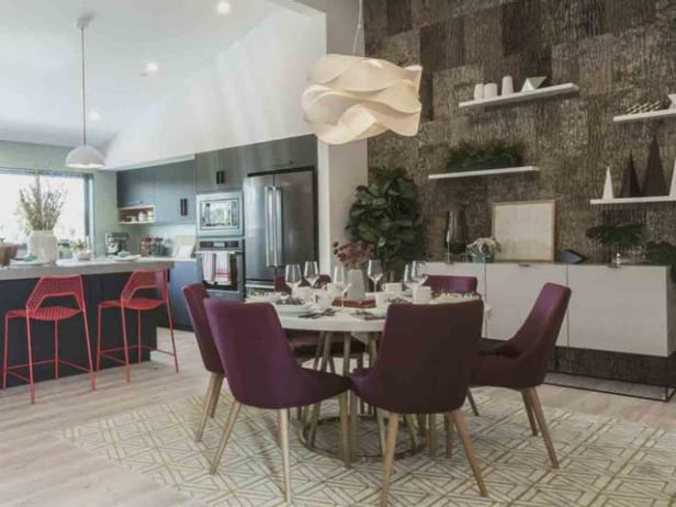 Plum Dining Room Video | HGTV