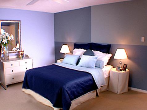 Peaceful Blue Bedroom