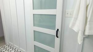Bathroom Door and Trim Upgrade