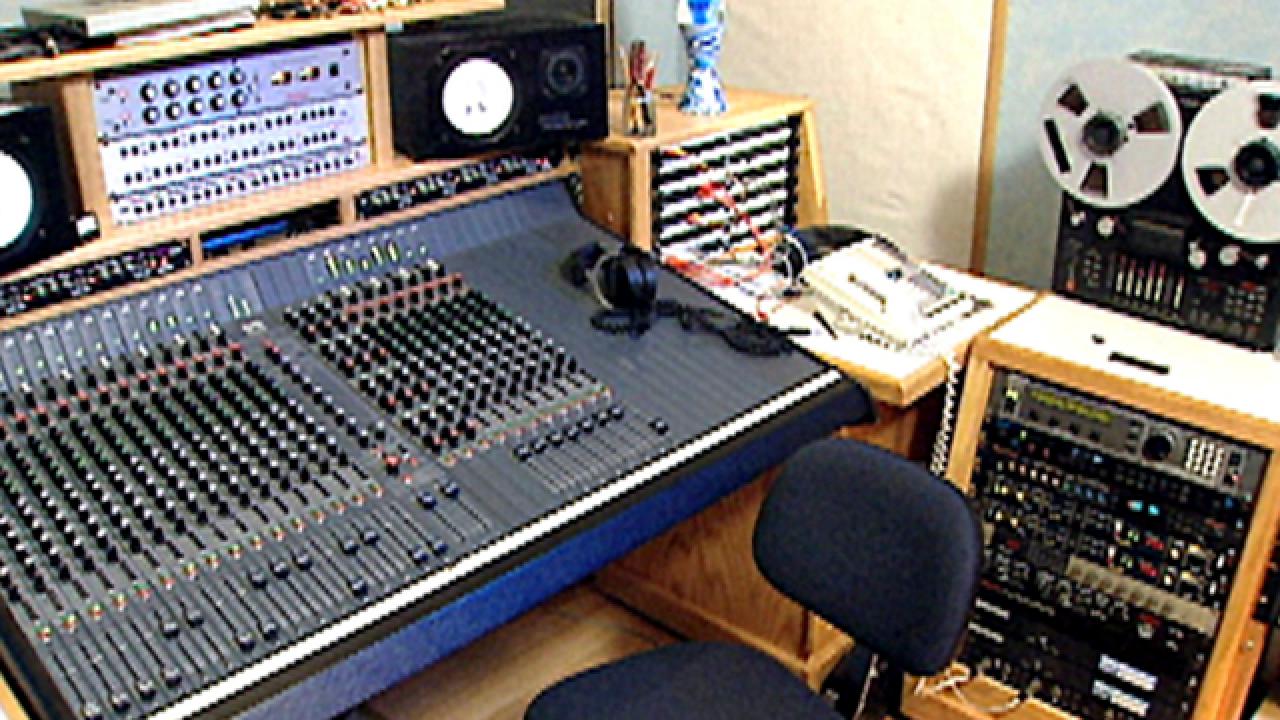 Garage Turned Music Studio